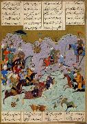 Ali She Nawat Alexander defeats Darius,an allegory of Shah Tahmasp-s defeat of the Uzbeks in 1526